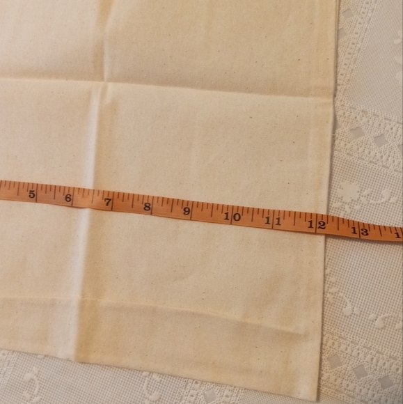 🆕 Tory Burch 12"x15" Drawstring DUST BAG for Shoes/Handbags w Logo Charm, New - Picture 5 of 6